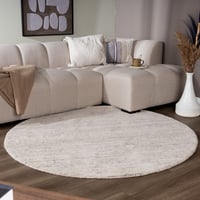 Rond Berber vloerkleed - Aicha Taupe