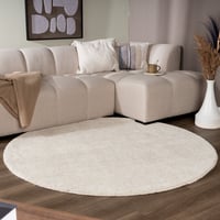 Rond Berber vloerkleed - Aicha Beige