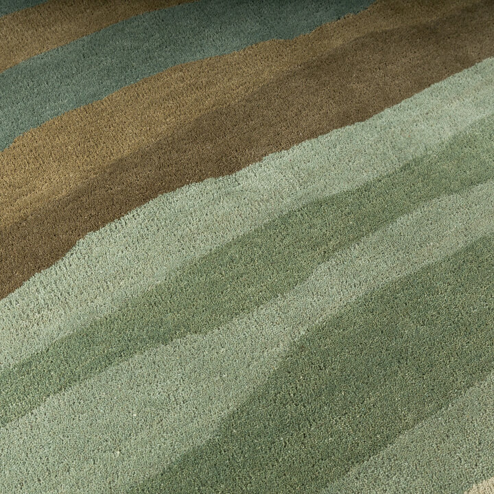 Wollen vloerkleed - Liora Groen - 3