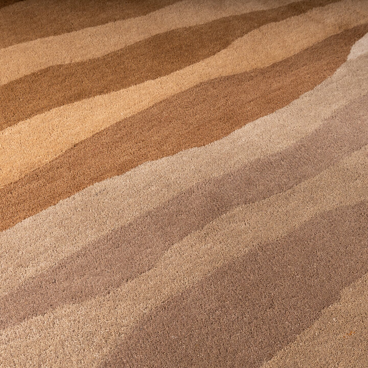 Wollen vloerkleed - Liora Bruin - 3