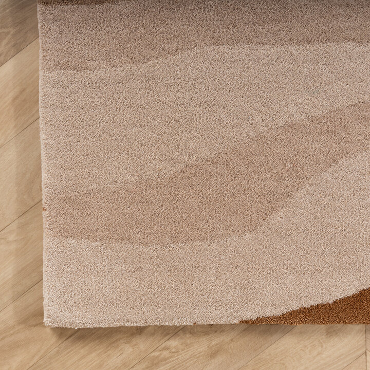 Wollen vloerkleed - Liora Bruin - 4