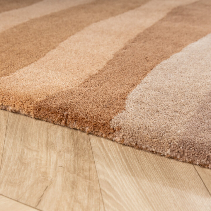 Wollen vloerkleed - Liora Bruin - 5