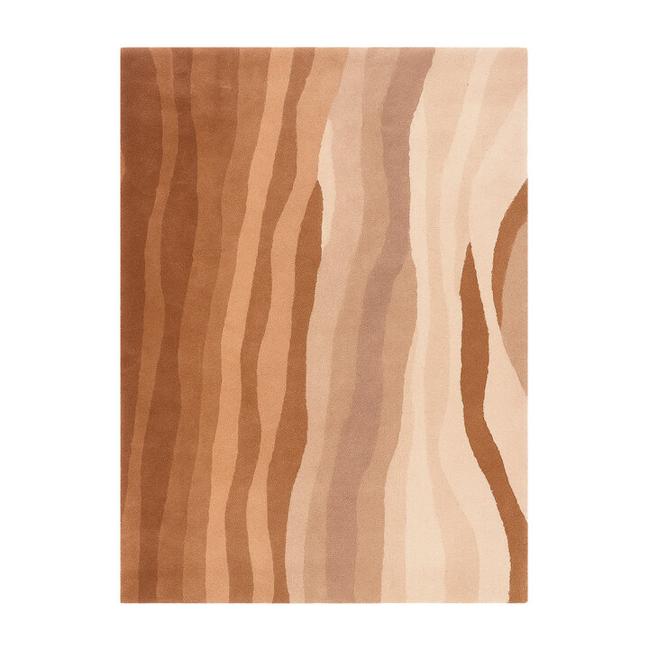 Wollen vloerkleed - Liora Bruin - 1