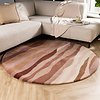 Rond wollen vloerkleed - Liora Roze - thumbnail