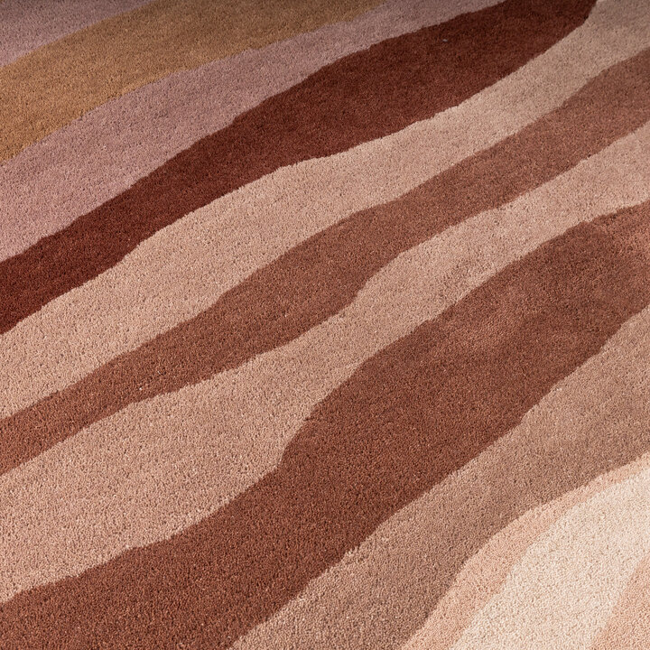 Rond wollen vloerkleed - Liora Roze - 3