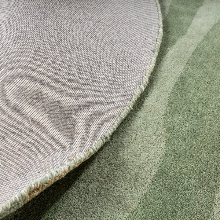 Rond wollen vloerkleed - Liora Groen - 6