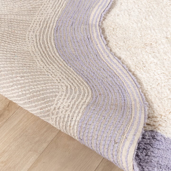 Wasbare loper - Hazy Lila/Creme - 6