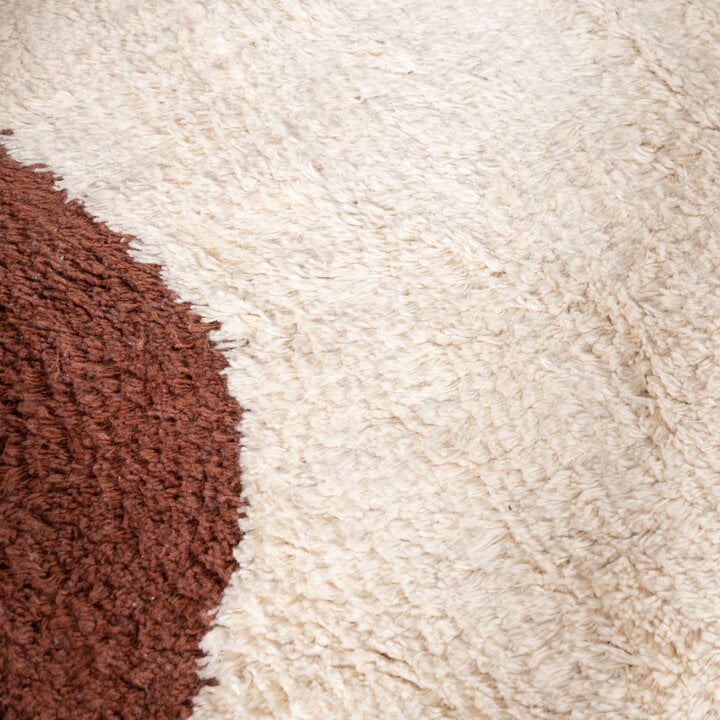 Wasbare loper - Hazy Bruin/Creme - 3