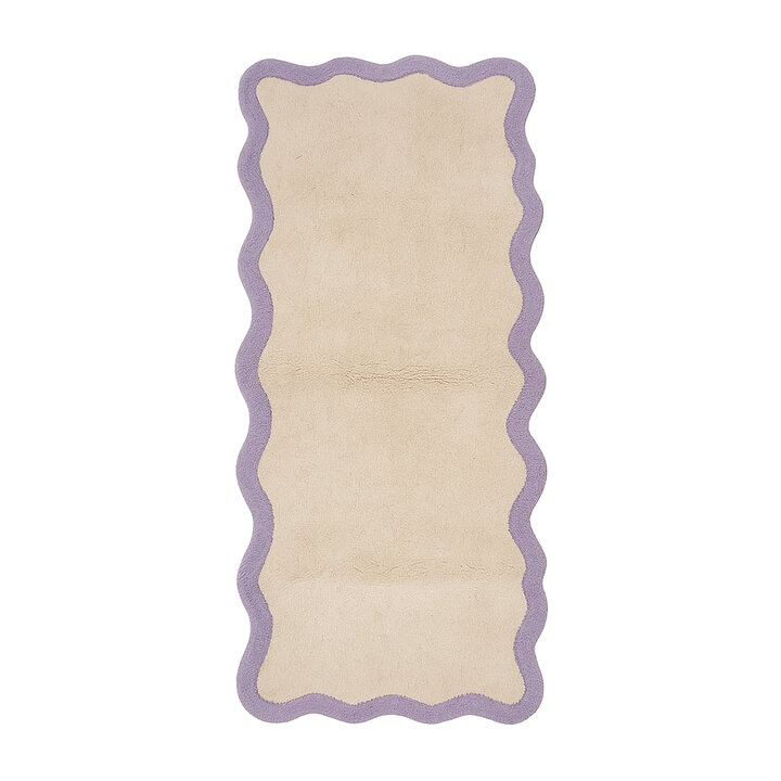 Wasbare loper - Hazy Lila/Creme - 1