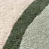 Rond wollen vloerkleed - Vienna Groen - thumbnail 3