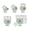 Rond wollen vloerkleed - Vienna Mintgroen - thumbnail 7