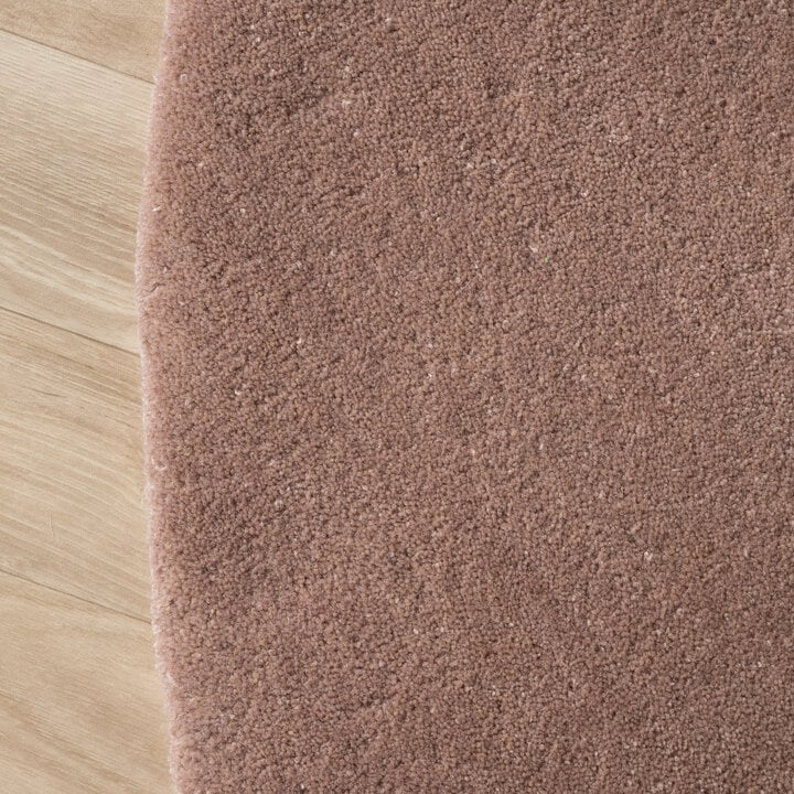 Rond wollen vloerkleed - Vienna Roze - 4