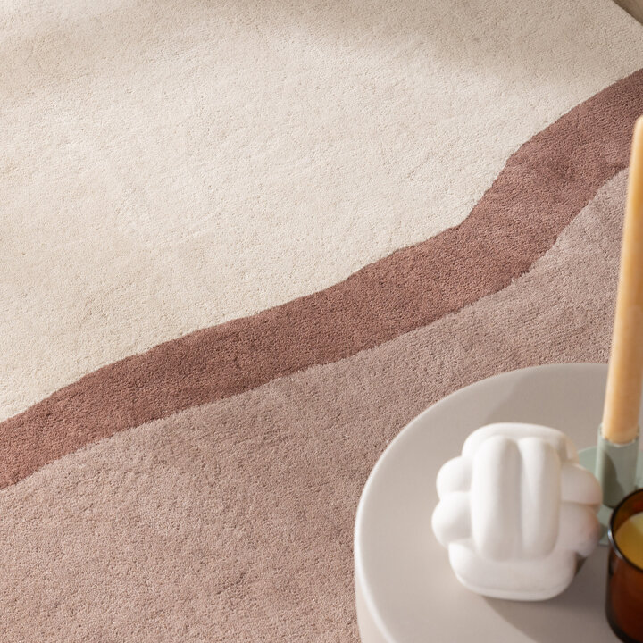 Wollen vloerkleed - Vienna Roze - 2