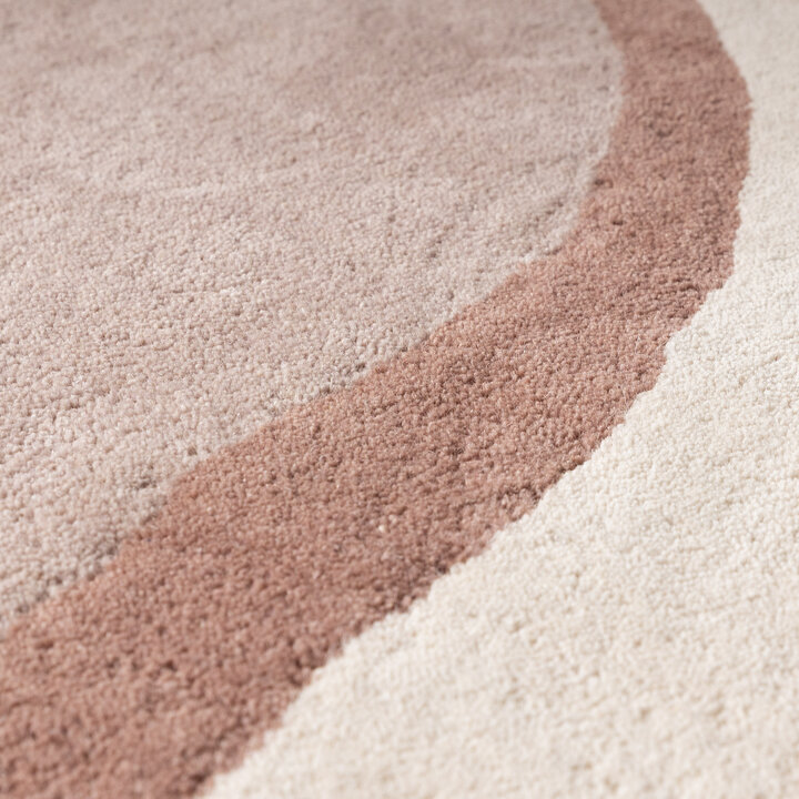 Wollen vloerkleed - Vienna Roze - 3