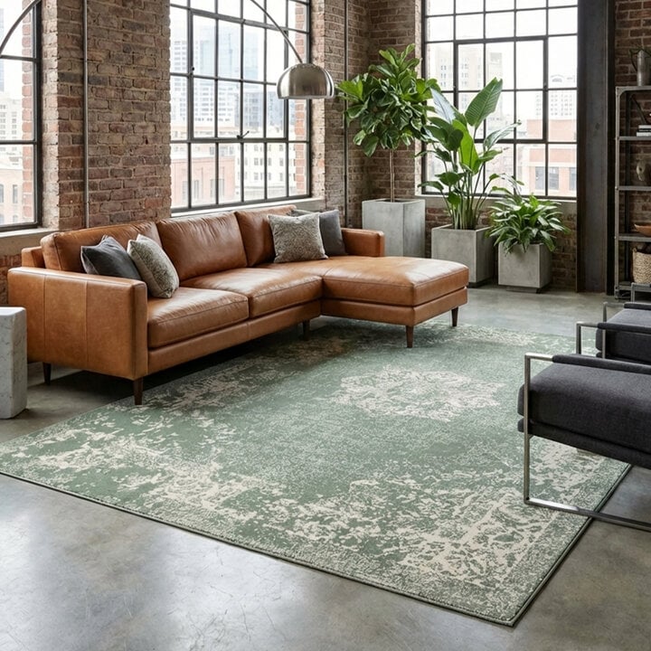 Vintage vloerkleed - Wonder Groen