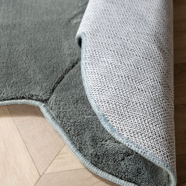 Wasbaar kindervloerkleed - Coco Auto Donkergroen - 5