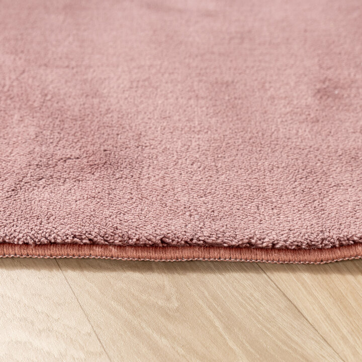 Wasbaar kindervloerkleed - Coco Auto Donkerroze - 4