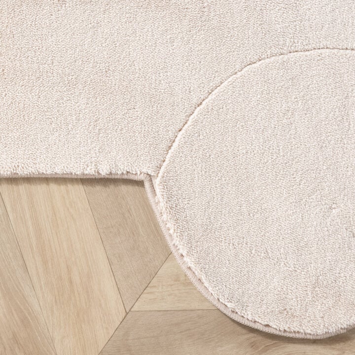 Wasbaar kindervloerkleed - Coco Auto Beige - 3