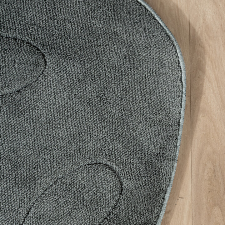 Wasbaar kindervloerkleed - Coco Aardbei Donkergroen - 3