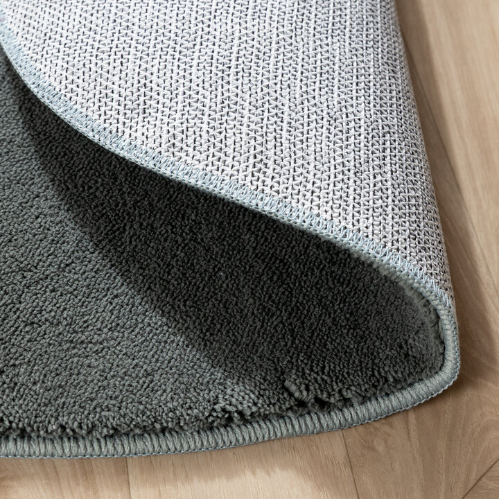 Wasbaar kindervloerkleed - Coco Peer Donkergroen - 5