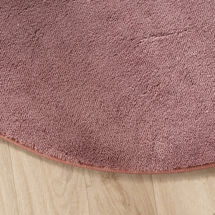 Wasbaar kindervloerkleed - Coco Peer Donkerroze - 3