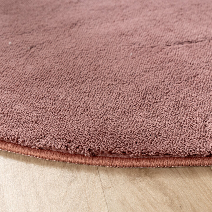 Wasbaar kindervloerkleed - Coco Peer Donkerroze - 4