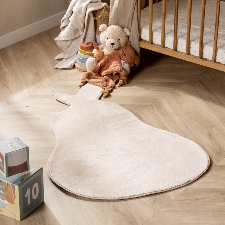 Wasbaar kindervloerkleed - Coco Peer Beige