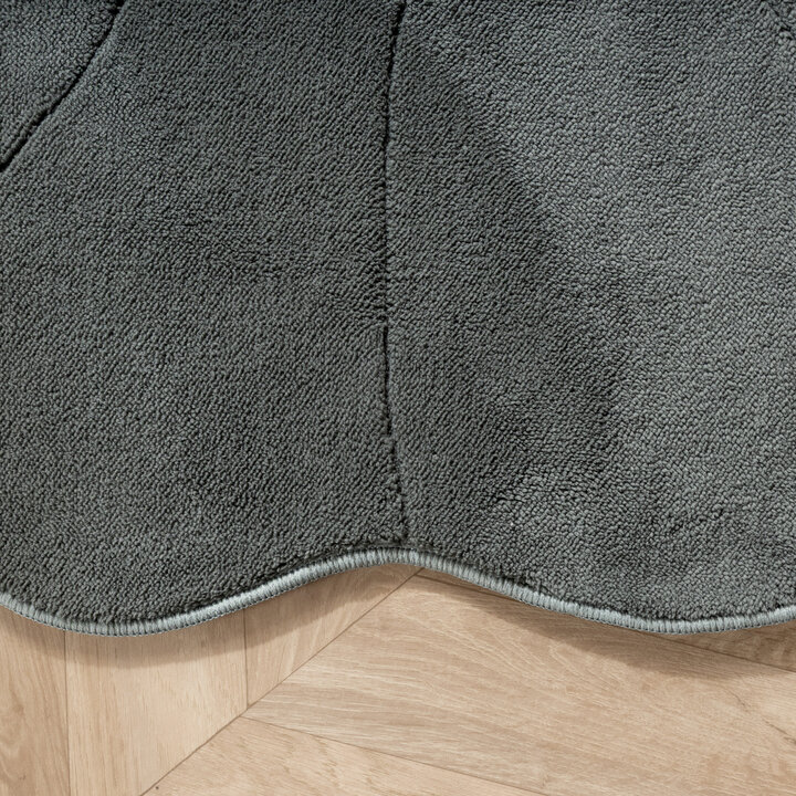 Wasbaar kindervloerkleed - Coco Bloem Donkergroen - 3