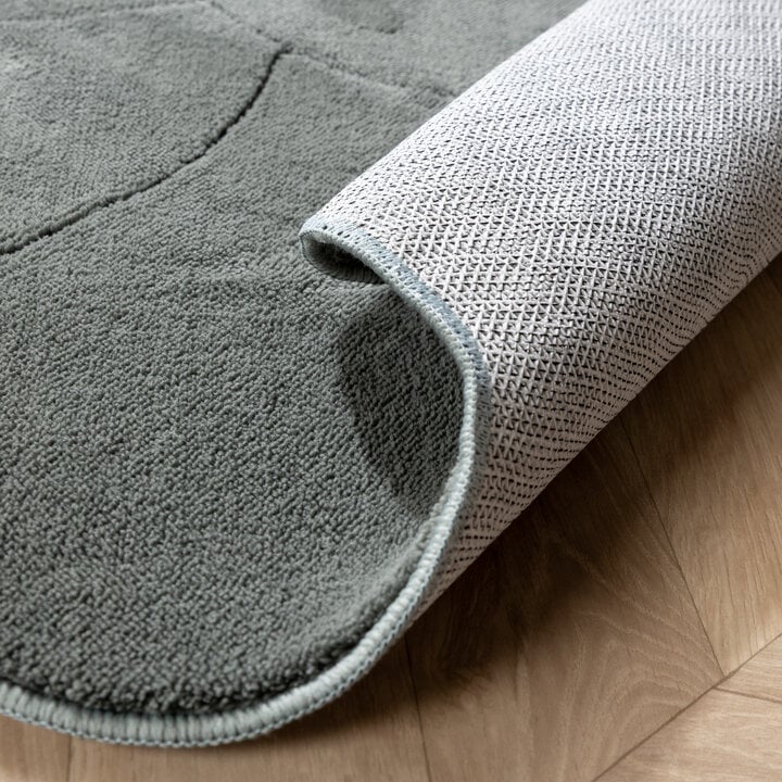 Wasbaar kindervloerkleed - Coco Bloem Donkergroen - 5