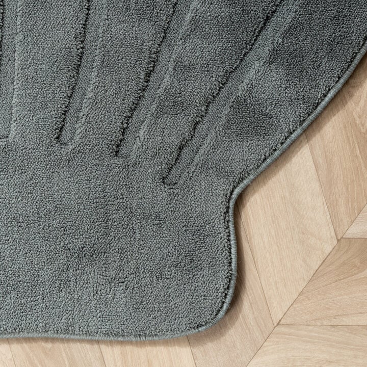 Wasbaar kindervloerkleed - Coco Schelp Donkergroen - 3