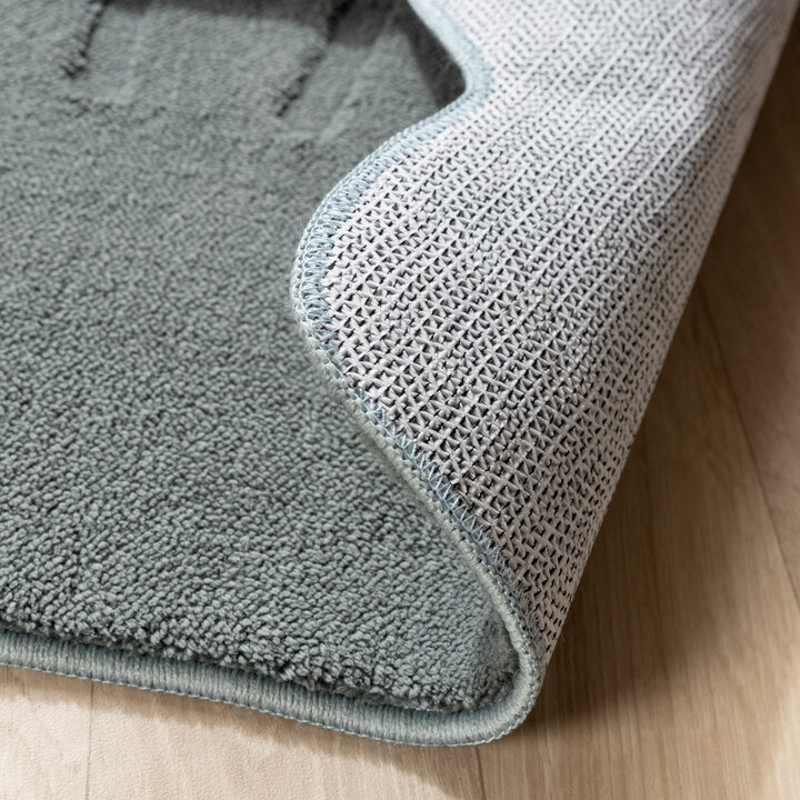 Wasbaar kindervloerkleed - Coco Schelp Donkergroen - 5