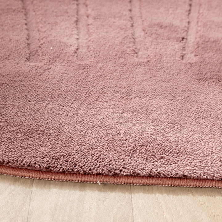 Wasbaar kindervloerkleed - Coco Schelp Donkerroze - 4