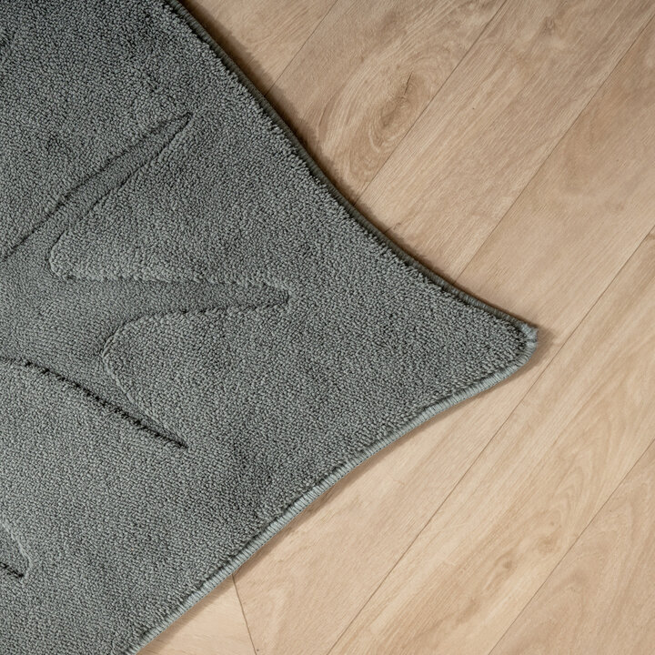 Wasbaar kindervloerkleed - Coco Blad Donkergroen - 3