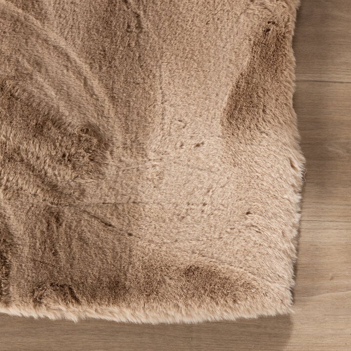 Zacht Hoogpolig vloerkleed - Comfy Supreme Beige - 3