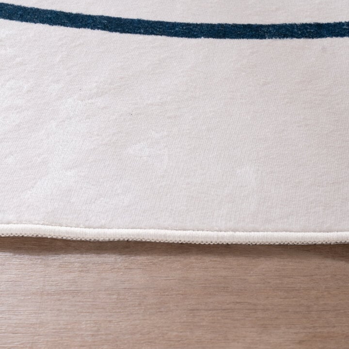 Organisch vloerkleed - Elyra Grijs/Blauw - 5