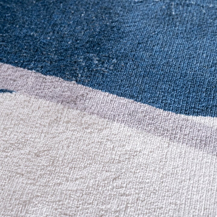 Organisch vloerkleed - Elyra Blauw/Grijs - 3