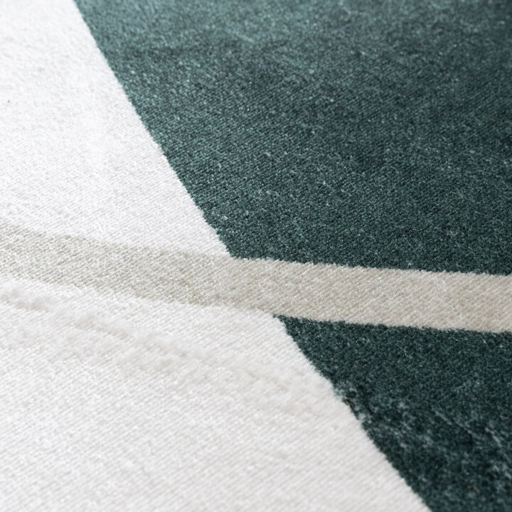 Organisch vloerkleed - Elyra Groen/Beige - 3