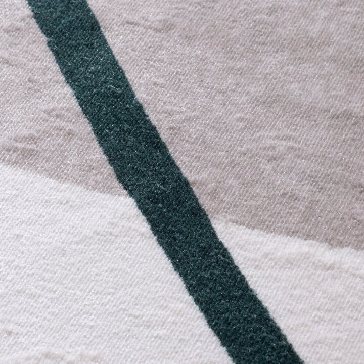 Organisch vloerkleed - Elyra Beige/Groen - 3