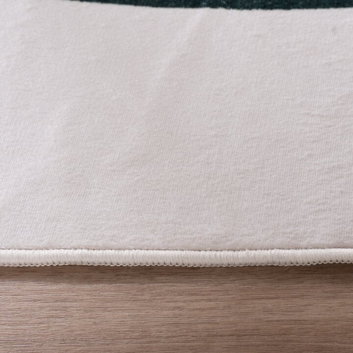 Organisch vloerkleed - Elyra Beige/Groen - 5