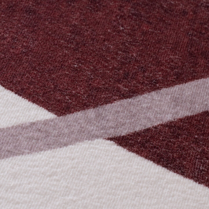 Organisch vloerkleed - Elyra Rood/Beige - 3