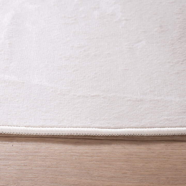 Organisch vloerkleed - Elyra Rood/Beige - 5