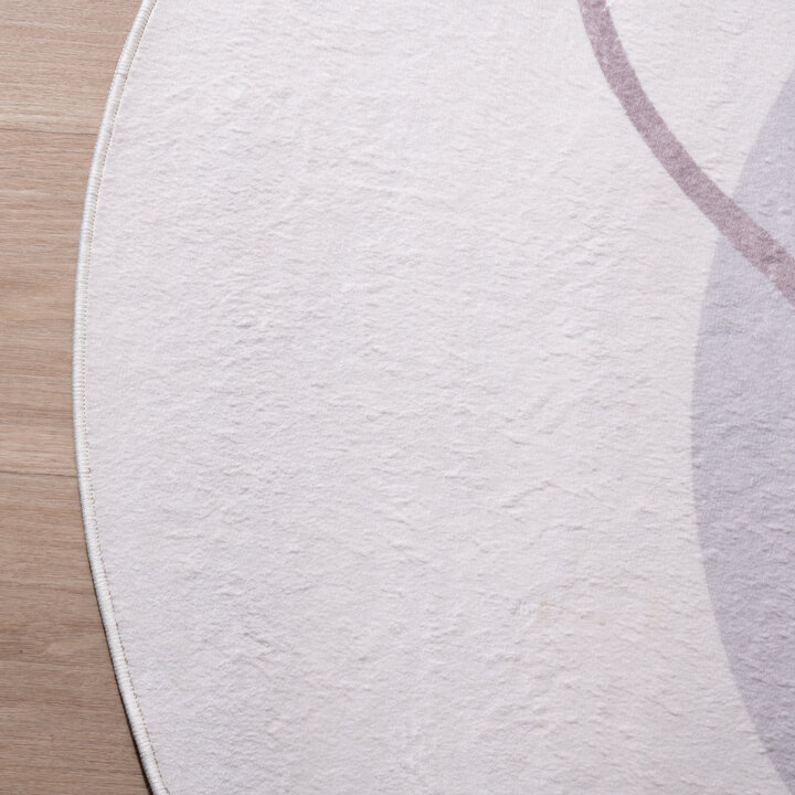 Organisch vloerkleed - Elyra Grijs/Beige - 4