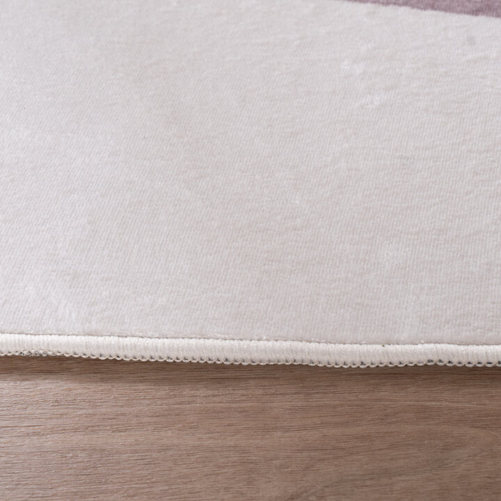 Organisch vloerkleed - Elyra Grijs/Beige - 5