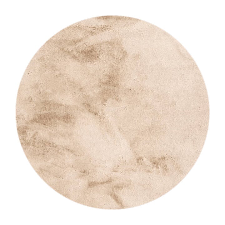 Rond Hoogpolig vloerkleed - Comfy Supreme Beige - 1