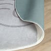 Rond wasbaar kindervloerkleed - Sammy Elephant Grijs - thumbnail 6