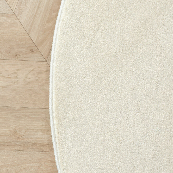 Rond wasbaar kindervloerkleed - Sammy Rabbit Grijs - 4