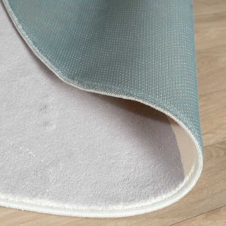 Rond wasbaar kindervloerkleed - Sammy Rabbit Grijs - 6