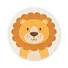 Rond wasbaar kindervloerkleed - Sammy Lion Bruin - thumbnail 1