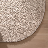 Rond fluffy vloerkleed - Bobby Creme - thumbnail 4