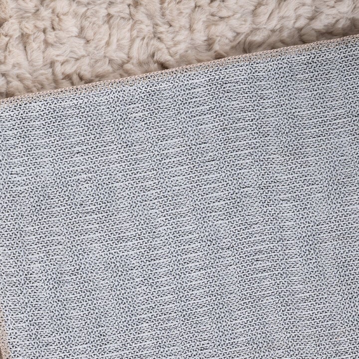 Rond fluffy vloerkleed - Bobby Creme - 6